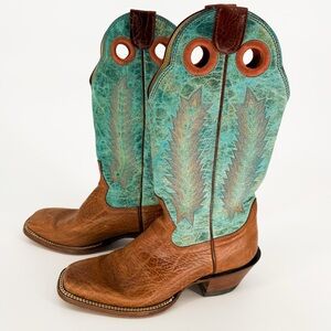 Hondo Turquoise Cowboy Boots Size 8